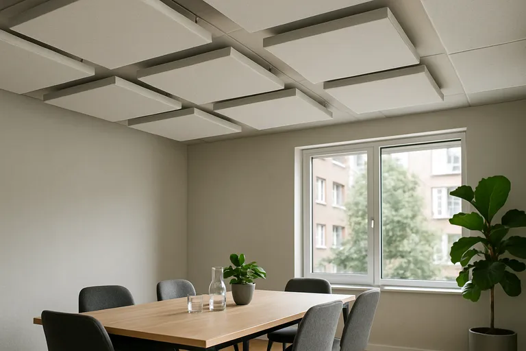 Hoe verbeter ik de akoestiek met plafondpanelen?
